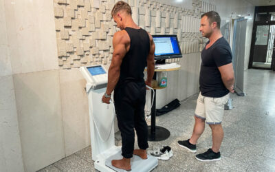 Ganzkörperanalyse auf der Bodybuilding Weltmeisterschaft in Linz